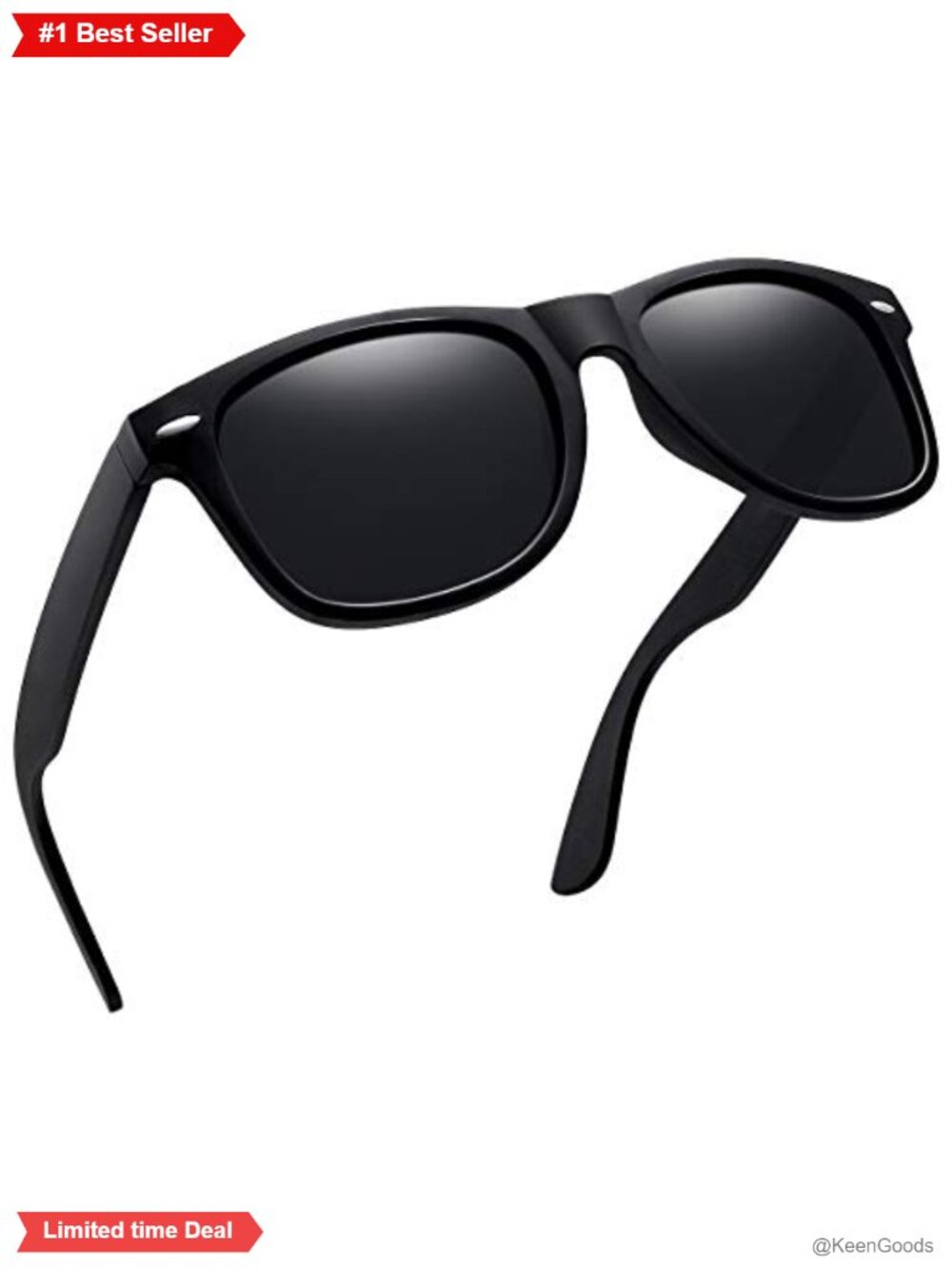 Joopin Square Polarized Sunglasses UV400 Anti-Glare Oversized Unisex